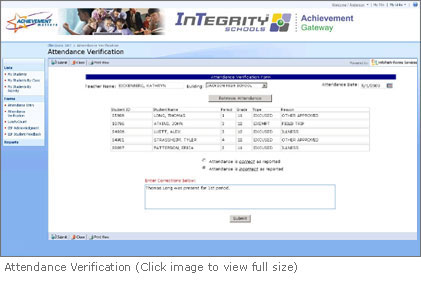 Attendence Verification